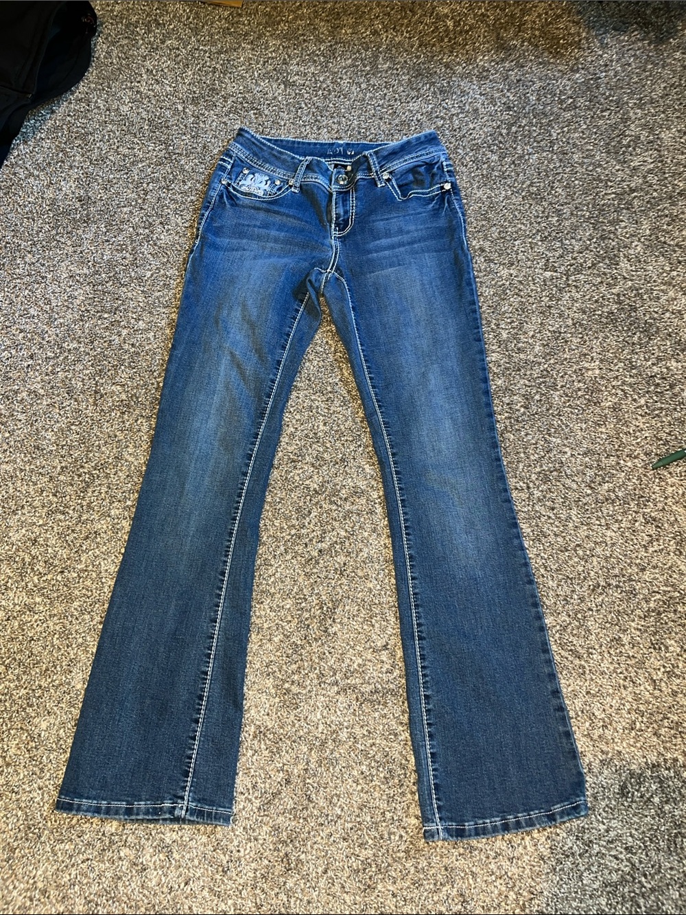 Women's Dark Blue Bootcut Jeans
